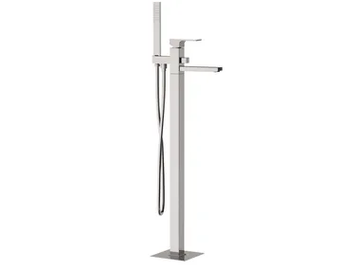 REBEL - Floor standing single handle bathtub mixer with hand shower by Rubinetterie Mariani - view 2